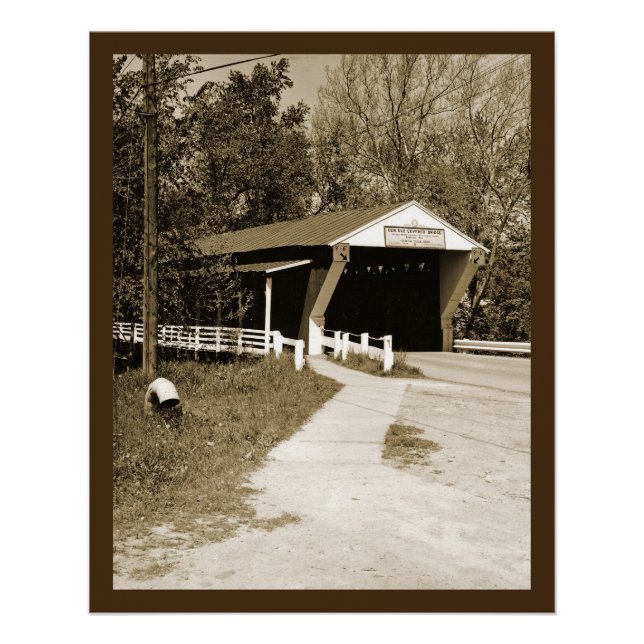 Covered Bridge Poster (Vorderseite)