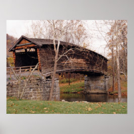 Covered Bridge Poster