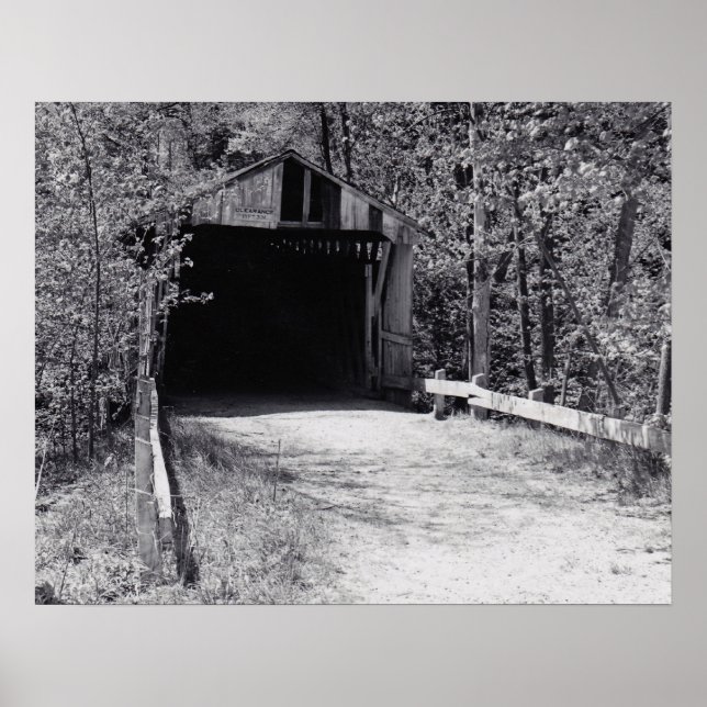Covered Bridge Poster (Vorne)
