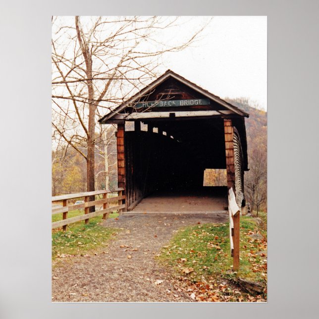 Covered Bridge Poster (Vorne)