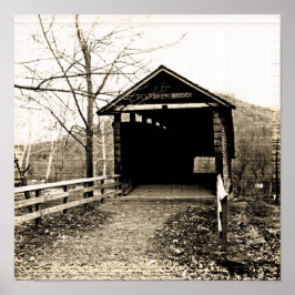 Covered Bridge Poster