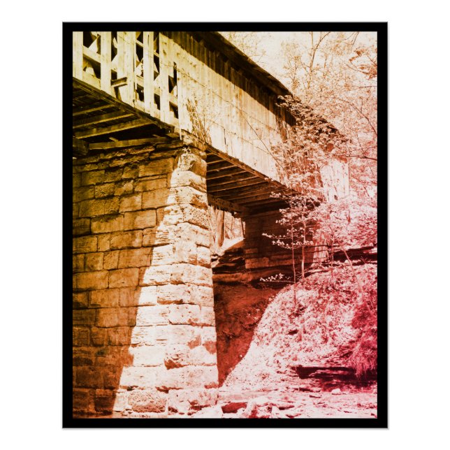 Covered Bridge Poster (Vorderseite)
