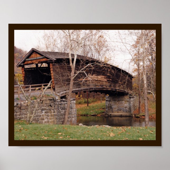 Covered Bridge Poster (Vorne)