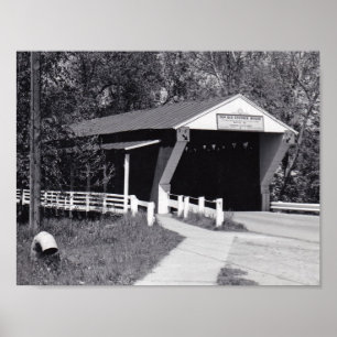 Covered Bridge Poster