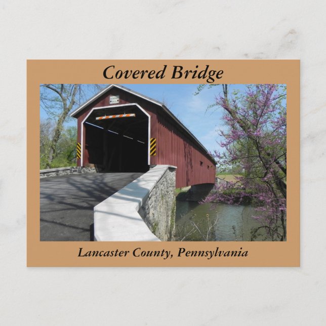 Covered Bridge - Postkarte (Vorderseite)