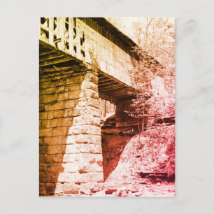 Covered Bridge Postkarte