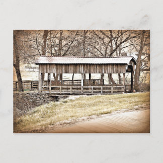 Covered Bridge Postkarte