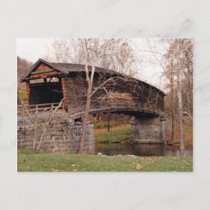 Covered Bridge Postkarte