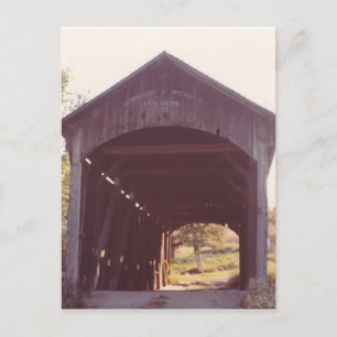 Covered Bridge Postkarte