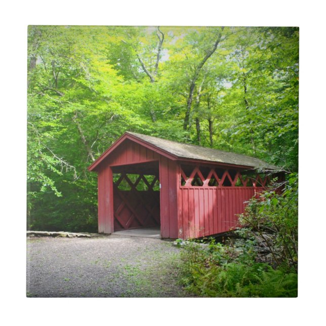 Covered Bridge Tile Fliese (Vorderseite)