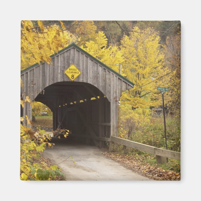 Covered bridge, Vermont, USA 2 Magnet (Vorne)