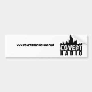 CovertR, www.covertradioshow.com Autoaufkleber