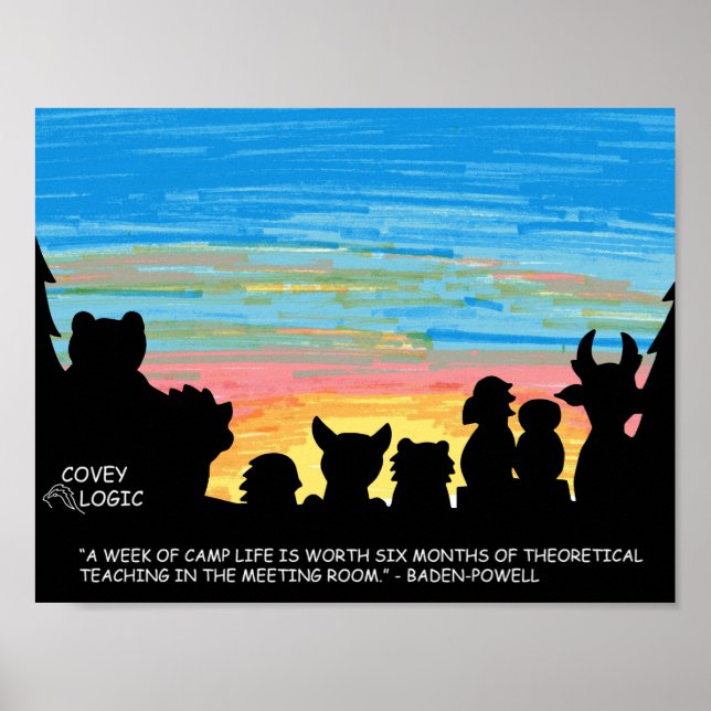 Covey Logic "Camp Life" Poster (Vorne)