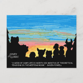Covey Logic "Camp Life" Postkarte
