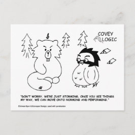 Covey Logic "Storming" Postkarte