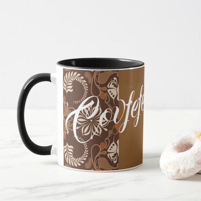 Covfefe Paisley Coffee Mug (Avec donut)