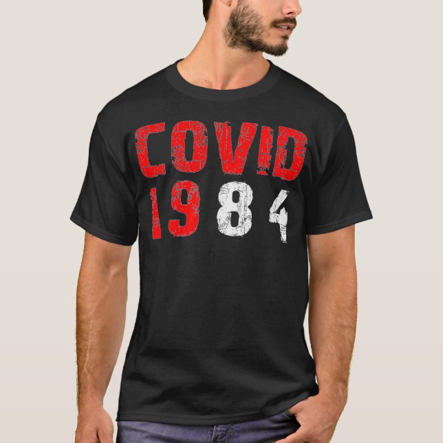 Covid1984 T-Shirt (Vorderseite)