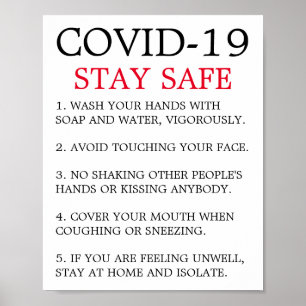 Covid-19 Beratung Poster