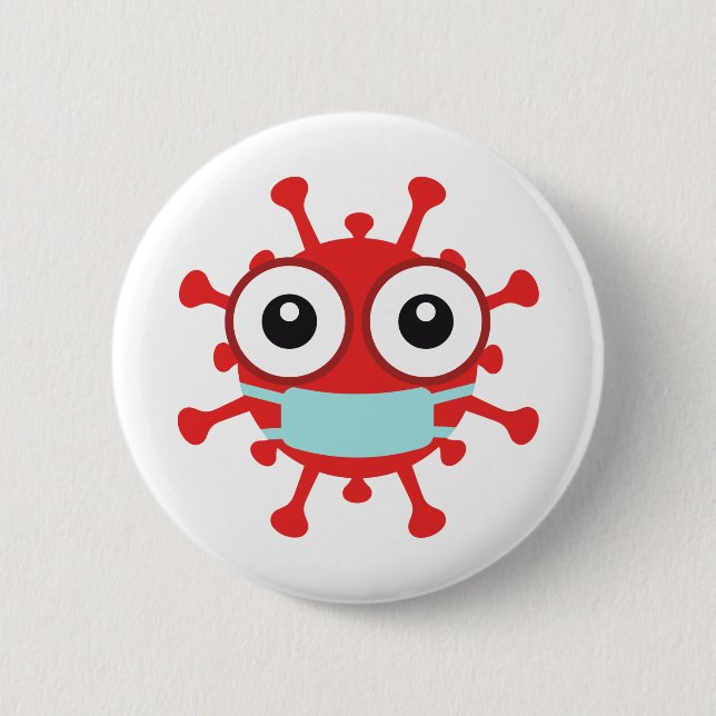 Covid 19 Coronavirus Button (Vorderseite)
