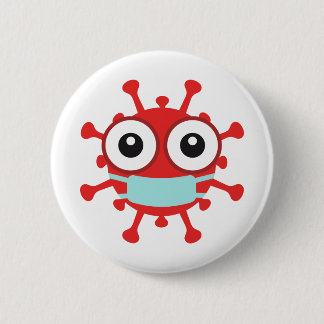 Covid 19 Coronavirus Button