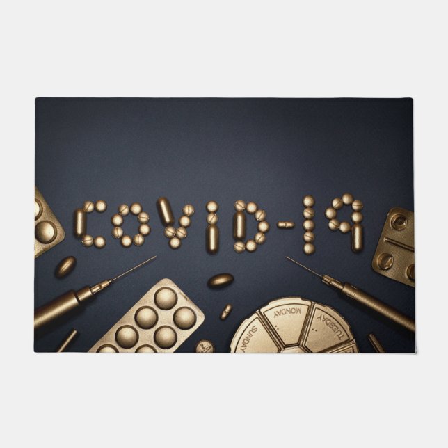 Covid-19 Floor Mat Fußmatte (Vorderseite)