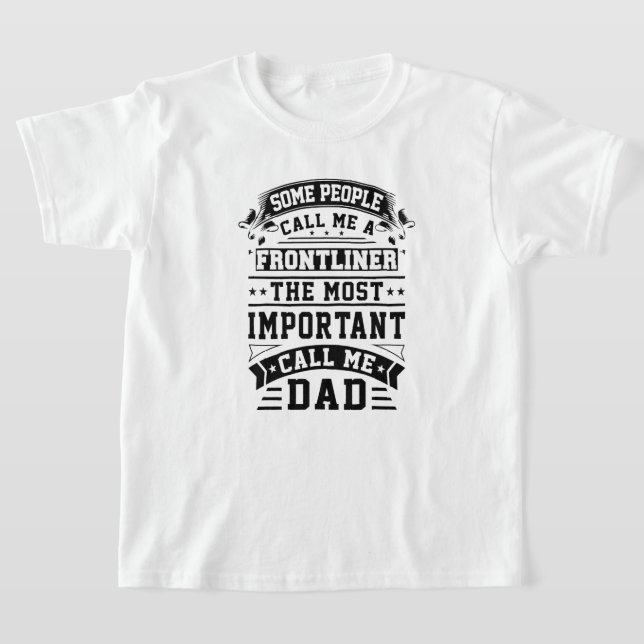 COVID 19 Frontliner Geschenk, das einige Leute mic T-Shirt (Ablage )