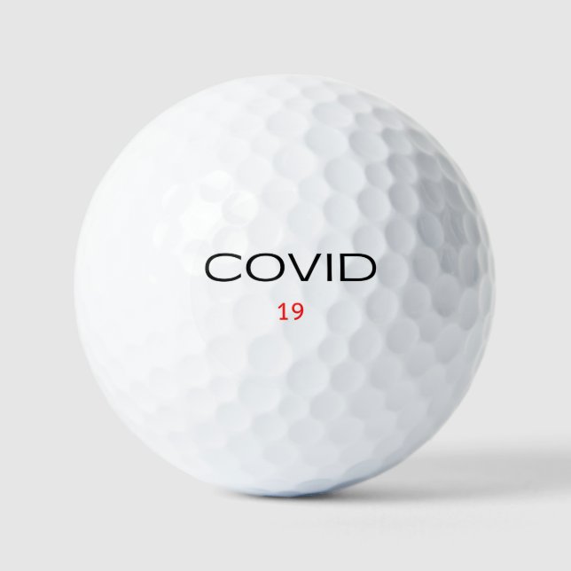 COVID 19 Golf Balls Golfball (Vorderseite)