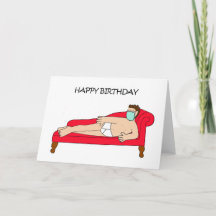 Covid 19 Happy Birthday Man in Underpants