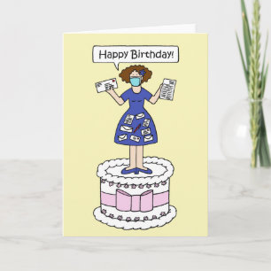 Covid 19 Happy Birthday Pen Pal Karte