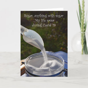 Covid 19 Humour Card - Rahmenkunst Karte
