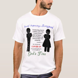 COVID-19 La danse sociale est un T-shirt spirituel