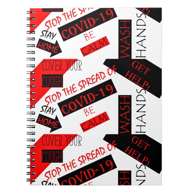 Covid-19 Notizblock (Vorderseite)