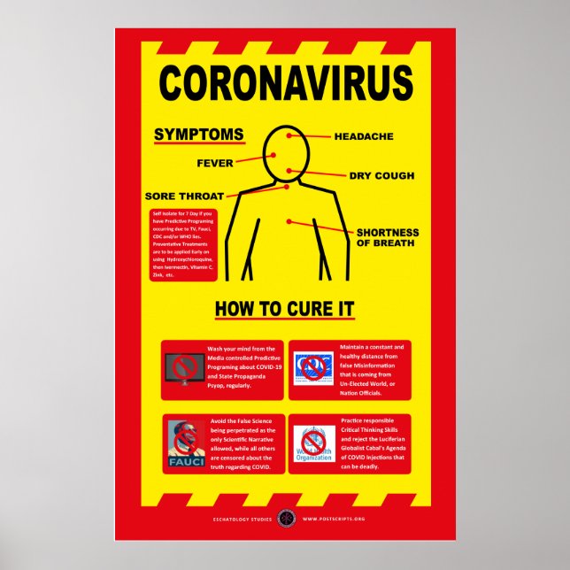 COVID - Behandlung Poster (Vorne)