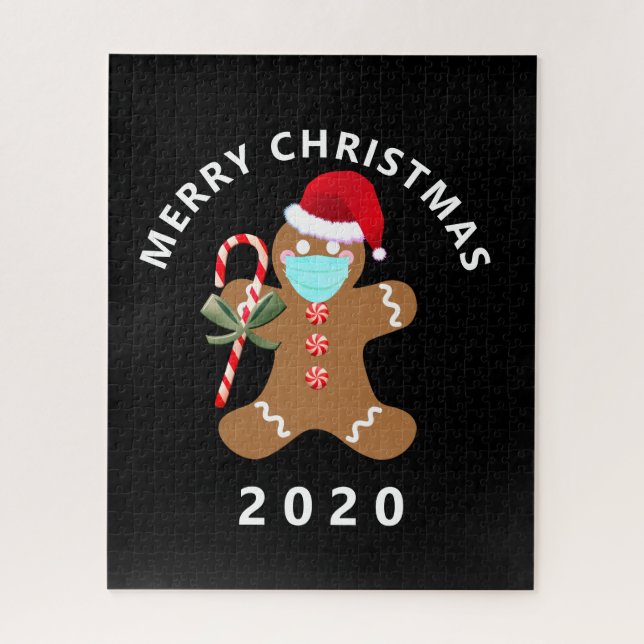 Covid Gingerbread Mann Weihnachten 2020 (Vertikal)
