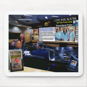 Covid. Kriegszimmer Mousepad