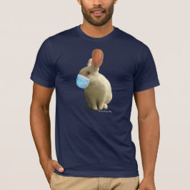 COVID Maske Bunny T - Shirt (Dark)
