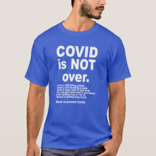 Covid n'est pas sur les t-shirts sombres