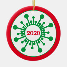 Covid Ornament - Das Jahr, das wir alle Zuhause 20