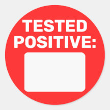 Covid positive Write on