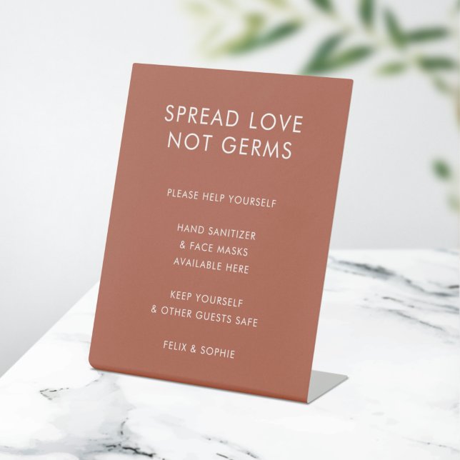 Covid Safety | Sanierung der Terracotta Wedding Sockelschild (Von Creator hochgeladen)