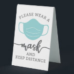 Covid Safety Tragen Sie ein Maskentablett - Blumen Tischaufsteller<br><div class="desc">Herzlich willkommen bei diesem modernen Tafelschild mit dem Motto "Bitte tragen Sie eine Maske". Dieses Schild ist ideal für Ihr Büro,  Salon,  Business,  echte Anwesen-Shows und Schulen!</div>