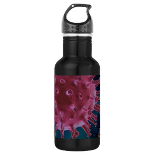 Covid-Virus-Biologie Edelstahlflasche