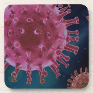 Covid-Virus-Biologie Getränkeuntersetzer