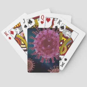 Covid-Virus-Biologie Spielkarten