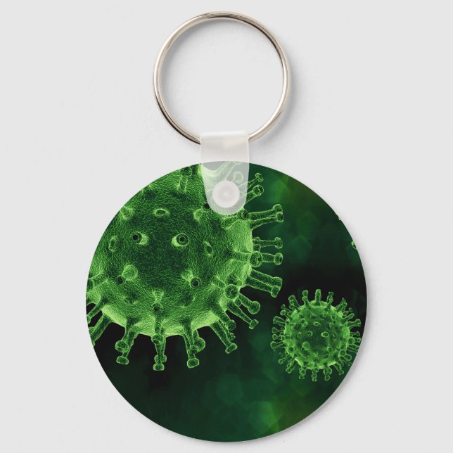 Covid-Virus-Infektion Schlüsselanhänger (Vorderseite)