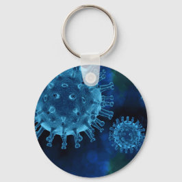 Covid-Virus-Infektion Schlüsselanhänger