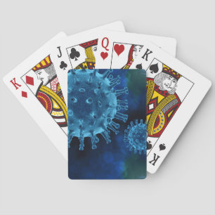 Covid-Virus-Infektion Spielkarten