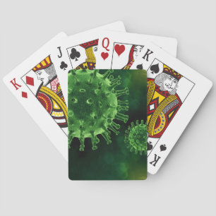 Covid-Virus-Infektion Spielkarten