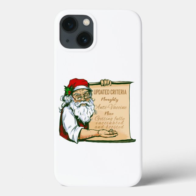 covider Weihnachtssanta-Claus-Impfstoff frech Case-Mate iPhone Hülle (Rückseite)
