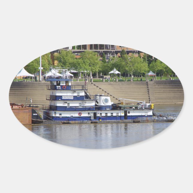 Covington-Aufkleber Ovaler Aufkleber (Vorderseite)